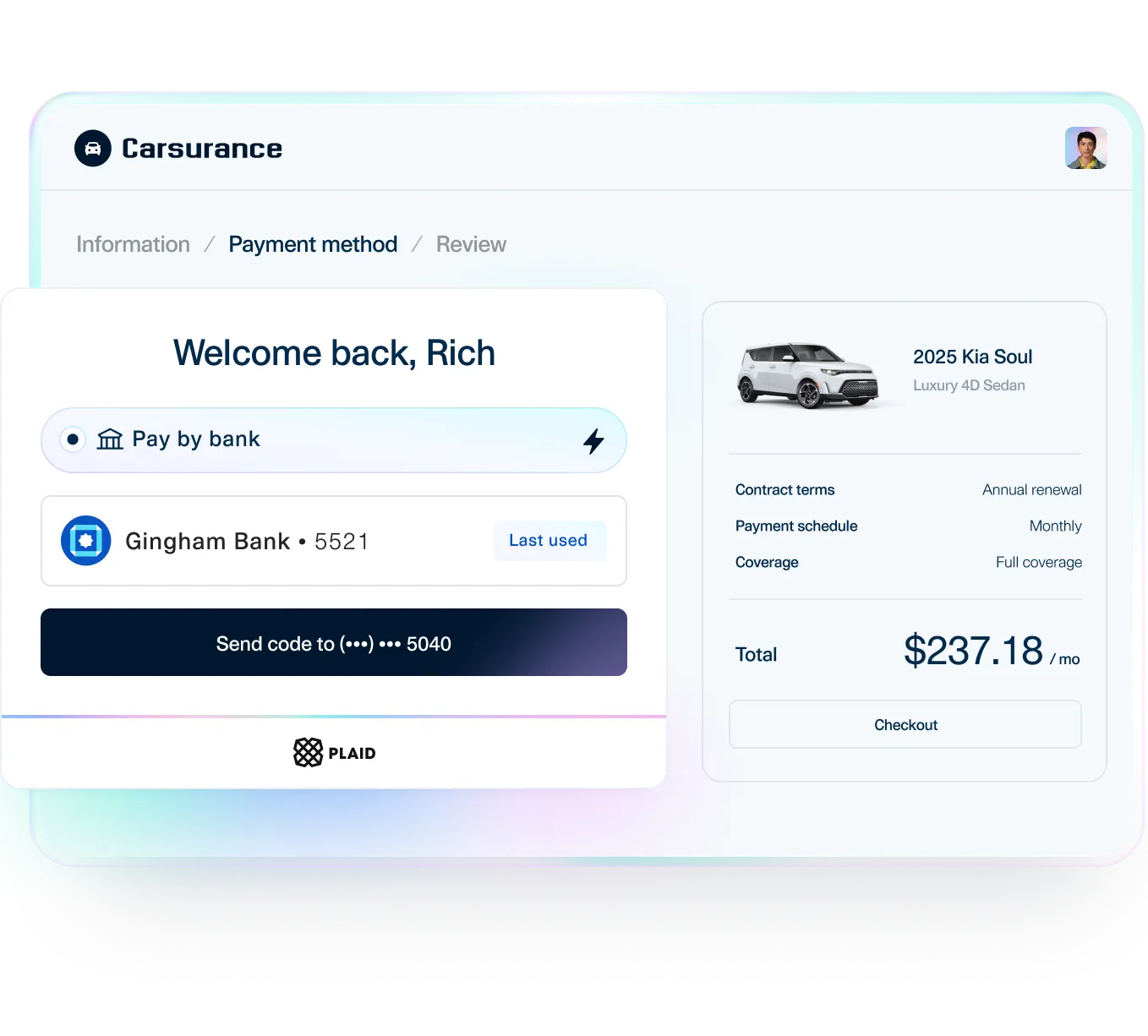 JobsiteOn Payments AI dashboard